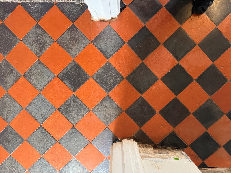 Quarry Tile Floor After Restoration Uplands Swansea Quarry Tile Floor After Restoration Uplands Swansea