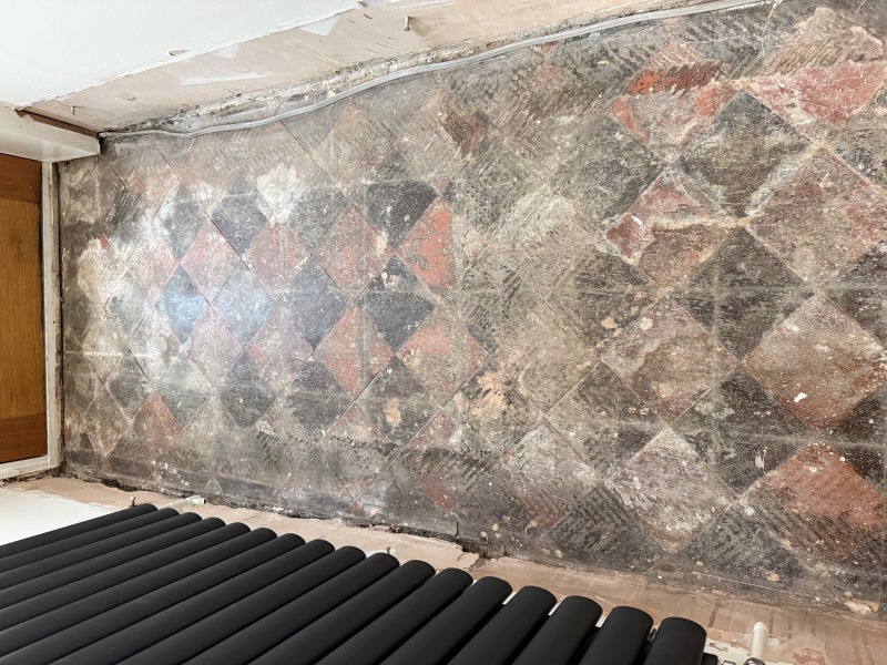 Quarry Tile Floor Before Restoration Uplands Swansea Quarry Tile Floor Before Restoration Uplands Swansea